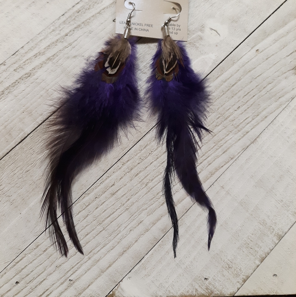 Bohemian Feather Earrings